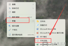 Win11右键没有文本文档怎么办_Windows11右键没有文本文档的解决方法