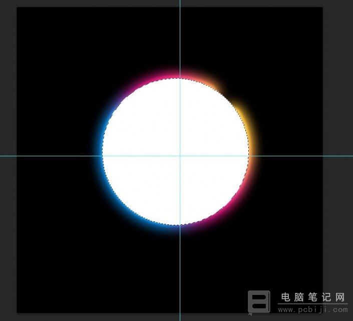 PS 制作彩色发光圆环详细教程